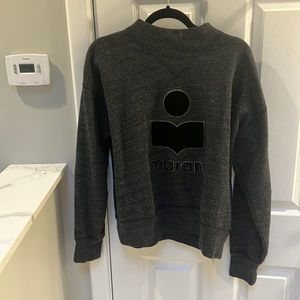 Isabel Marant Graphic Print Mock Neck Sweater - L - US10 - FR42